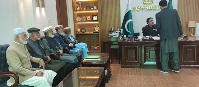 Feb 9 2026 Wadaan Development Organisation representatives meeting with the Deputy Commissioner Nowshera